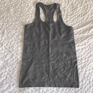 Grey lululemon tank top